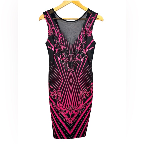 LIPSY LONDON | M | Bodycon Dress Wedding Date Event Mash Rhinestones open Back - Picture 10 of 10